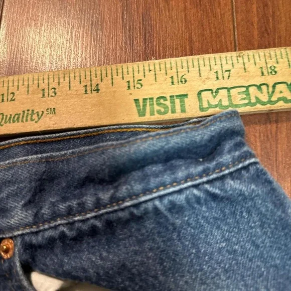 Vintage Levi's 501 USA BlueButton Fly Jeans Size Mens 38x 30